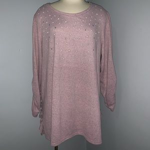 Terra & Sky Ruffle Top 🛍